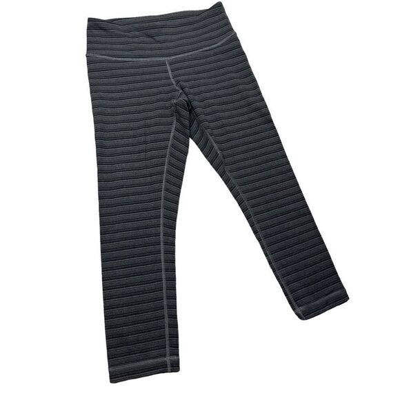 Lululemon Wunder Under Crop Parallel Stripe Size 4 - Picture 1 of 7